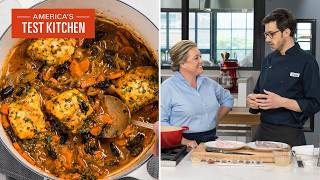 Braised Monkfish with Saffron and Olives | America's Test Kitchen (S24 E26)