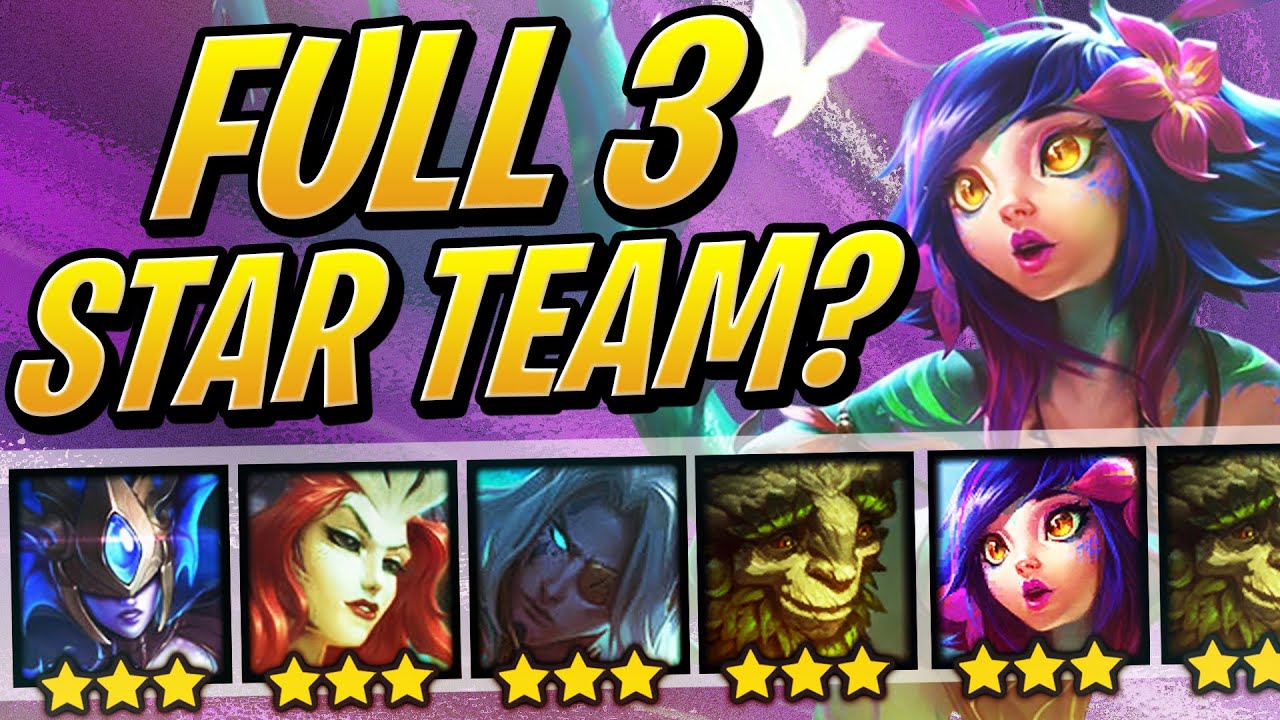 FULL GOLDEN 3 STAR TEAM?! ⭐⭐⭐ | Teamfight Tactics Set 2 | TFT | League ...