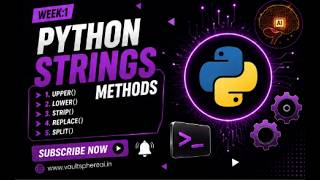 Python String & List Methods Tutorial | Strings and Lists in Python