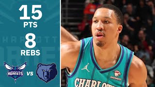 Grant Williams 15-Point Hornets Debut Highlights vs. Grizzlies | February 10, 2024