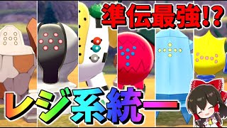 【ポケモン剣盾】レジギガス率いるレジ系統一パでバトルした結果3タテ連発の最強集団であることが発覚【冠の雪原】【ゆっくり実況】【ポケットモンスターソード・シールド】