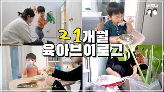 21-month-old parenting vlog | Korean mom's vlog