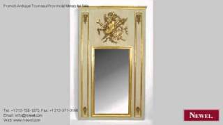 French Antique Trumeau Provincial Mirrors for Sale