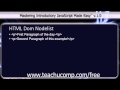 JavaScript Training Tutorial HTML DOM Nodelist
