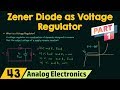 Zener Diode as Voltage Regulator (Part 1)