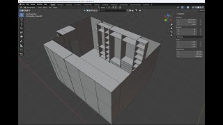 Blender 3d. Интерьерная визуализация. Процесс выполнения реального заказа. Гардеробная