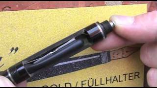 How a PUSH-BUTTON fountain pen works