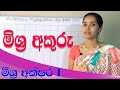 tamil alphabet | මිශ්‍ර අක්ෂර part 1 | mishra akuru demala | tamil with sureka