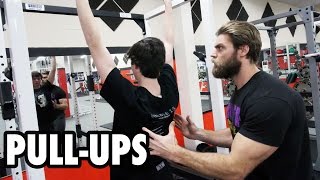 Teen Beginners Bodybuilding Training - PULL-UPS