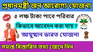 ৫ লক্ষ টাকা পাবে পরিবার | প্রধানমন্ত্রী জন আরোগ্য যোজনা |Pradhan Mantri Jan Arogya Yojana | PMJAY |