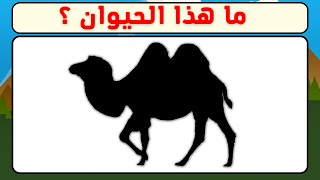 🐘​🐪​🐎​ لغز للأذكياء | هل بإمكانك ان تتعرف على الحيوان من ظله ؟