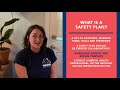 Establishing A Safety Plan