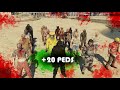 Fivem  INFECTED PEDS  +20  Zombie APOCALYPSE STYLE 🧟‍♂️