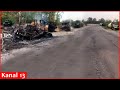 In Kursk, Russian equipment convoy was destroyed, they were going to install pontoon bridges...