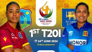 🔴 LIVE | 1st T20 - West Indies Women's Tour of Sri Lanka 2024
