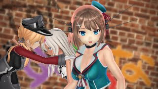 【MMD艦これ】摩耶 ろーちゃん プリンツ・オイゲン LUVORATORRRRRY!