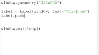 3. Tkinter: Widgets