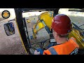 trying out the jcb 220x lc excavator