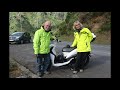 pushing the 125 to its limits with a mountain side scooter ride up to encumeada madeira island.