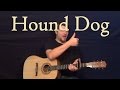 Hound Dog (Elvis Presley) Easy Guitar Lesson How to Play Tutorial