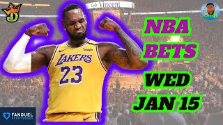 NBA Picks Today 1/15/2025 | FREE NBA Best Bets | CHEF D