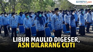 Catat, Libur Maulid Digeser Jadi 20 Oktober, ASN Dilarang Ambil Cuti 18-22 Oktober