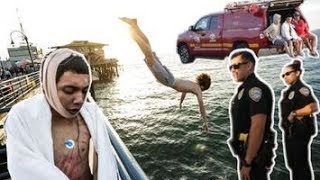 He Almost Died Pier Jumping!