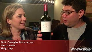 2014 'Cartagho' Mandrarossa Nero d'Avola Sicily Italy Red Wine