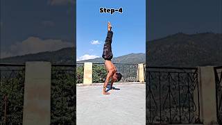 HandStand Tutorial, Easy Way💯✅ #shorts #tutorial #fitness #youtubeshorts #chamanverma