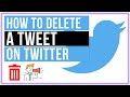 Twitter - How To Delete A Tweet