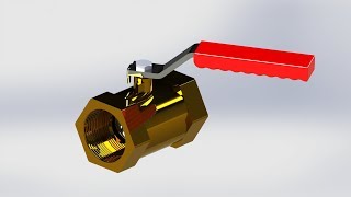 Hướng dẫn học Solidworks cơ bản - Vẽ khóa van  bằng Solidworks