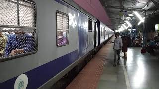 Kannur - Shoranur MEMU at Thalassery station #railjourneys #travel #IndianRailways #trains #tour