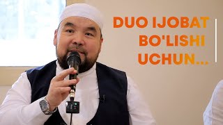 Bandaga qilingan zulm duoning ijobat bo'lishidan to'sadi