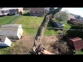 extra crispy backyard ash removal with tight access