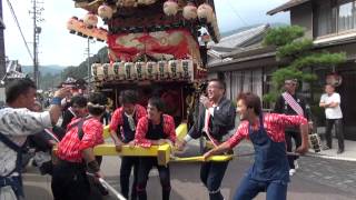 春野町犬居熱田神社祭典2014　神輿渡御