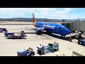 southwest airlines boeing 737 800 phoenix international phx to houston hobby hou 4k flight report