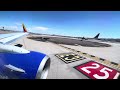 southwest airlines boeing 737 800 phoenix international phx to houston hobby hou 4k flight report