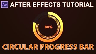 After Effects Tutorial : Circular Or Rounded progress bar