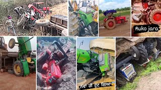 Indo Farm Tractor Accident With New Hollend Tractor.