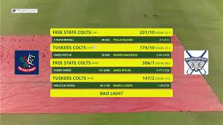 CSA 3-Day Provincial Colts | Free State Colts vs Tuskers Colts - Day 3