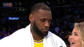 LeBron James Postgame Interview | Nuggets vs Lakers | October 25, 2018 | 2018-19 NBA Season
