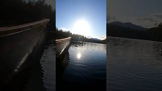 Paddling around a remote Adirondack pond #adirondacks #paddling