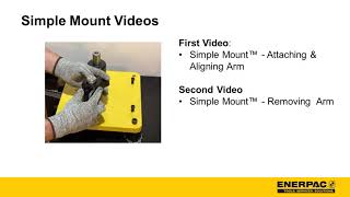 How To Use the Enerpac Workholding Simple Mount Clamp Arm