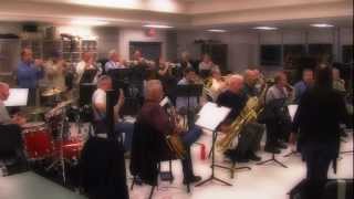 Roy Scott Big Band rehearses \