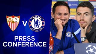 Frank Lampard & Jorginho Live Press Conference: Sevilla v Chelsea | Champions League