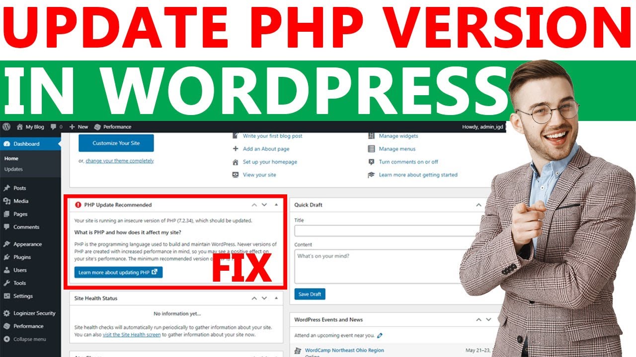 Update Your Php Version Wordpress / How To Update PHP Version In ...