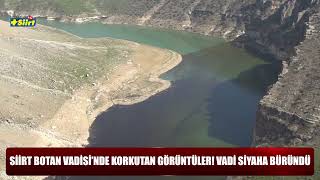 SİİRT BOTAN VADİSİ’NDE KORKUTAN GÖRÜNTÜLER! VADİ SİYAHA BÜRÜNDÜ #siirt #botanvadisi #deliklitaş