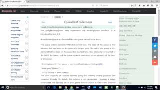 Explain ArrayBlockingQueue in Java concurrency collections. | javapedia.net
