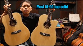 กีต้าร์โปร่ง Most M-90 top solid ล็อตใหม่เข้าแล้วครับ โมส มิวสิค