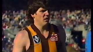 RIck Kennedy and Jason Dunstall 1985 VFL Preliminary Final